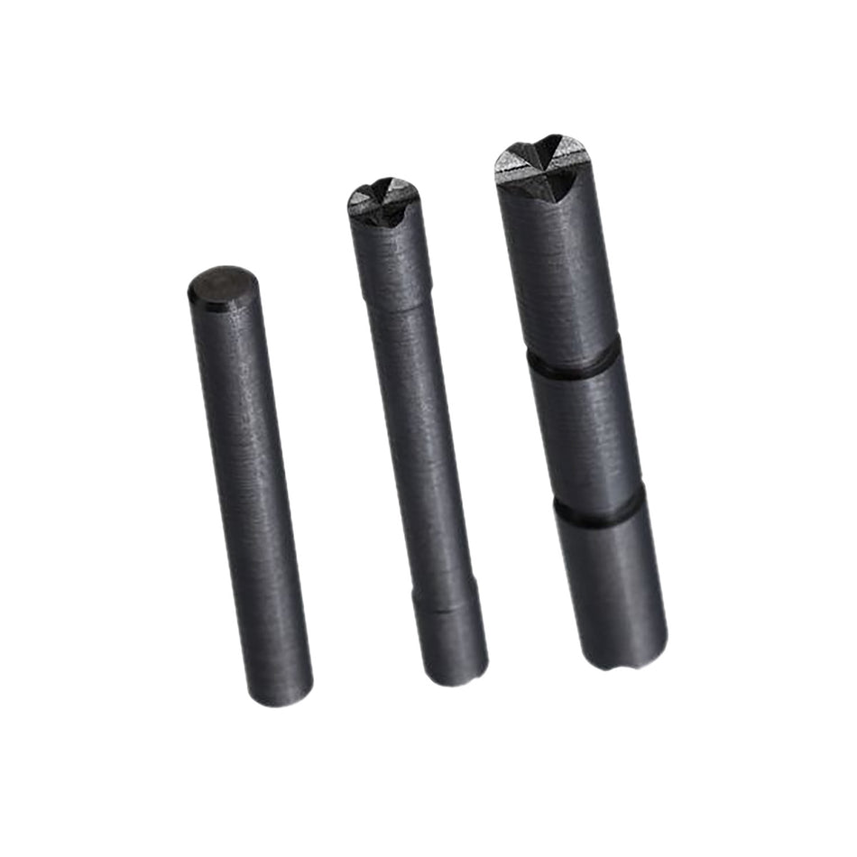 Tyrant CNC Diamond Cut Enhanced Takedown Pins for Glock Gen4 - Black Stainless Steel