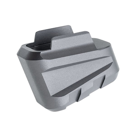 Tyrant CNC Magazine Extension for Sig P320 +5rd Grey Aluminum
