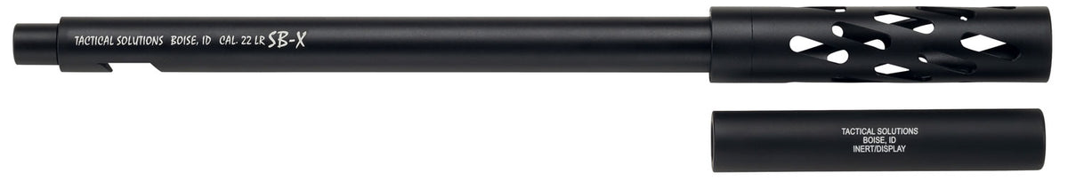 Tactical Solutions 1022SBXMB X-Ring SB-X Barrel 22 LR 16.50" Matte Black Aluminum Threaded for Suppressor Fits Ruger 10/22