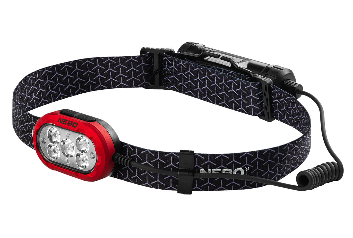 NEBO IllumaTrace Blood Tracker Headlamp Black 800 Lumens