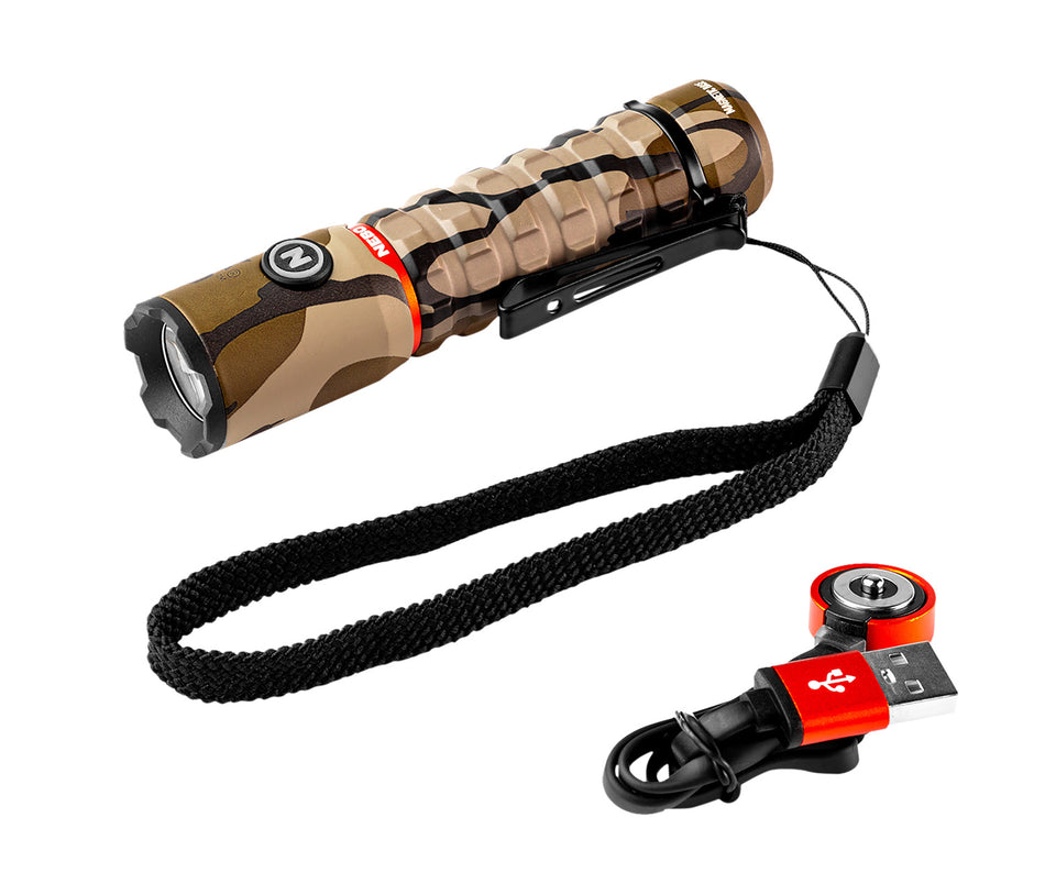 NEBO NEBFLT1062 Torchy 2K Mossy Oak Bottomland Aluminum Flashlight 2000 Lumens