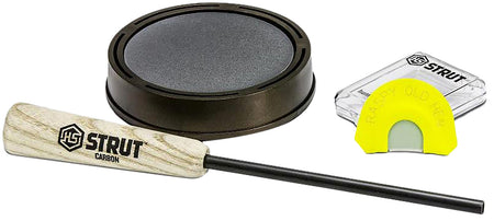 Hunters Specialties HSSTR07010 Raspy Old Hen Wild Turkey Slate Call with Carbon Striker