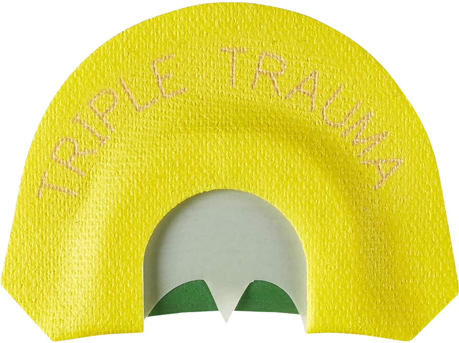 Hunters Specialties HSSTR05901 Premium Flex Triple Trauma Turkey Diaphragm Call Yellow