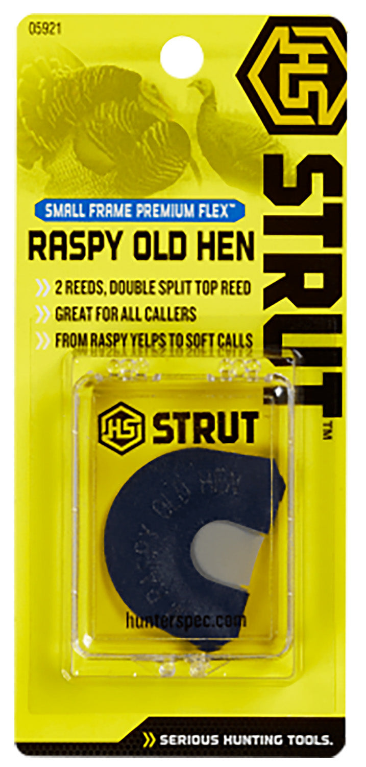 Hunters Specialties HSSTR05921 Raspy Old Hen Flex Small Frame Diaphragm Turkey Call