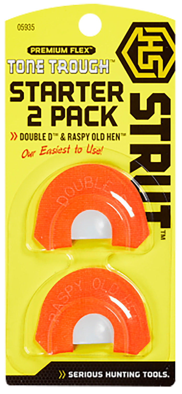 Hunters Specialties HSSTR05935 Tone Trough Starter Diaphragm Turkey Call 2-Pack