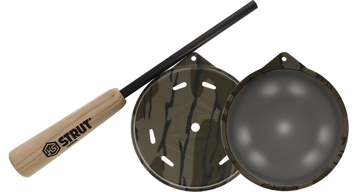 Hunters Specialties HSBBGPC Camo Cutt'R Glass Pot Turkey Call Blind