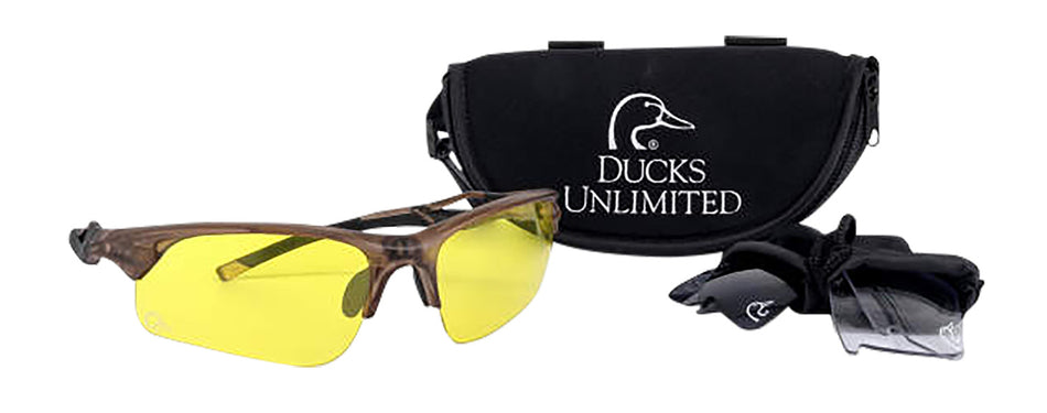 Radians DUINTLENS3BX Ducks Unlimited Interchangeable Lens Kit Clear Smoke Amber Lens Frosted Frame