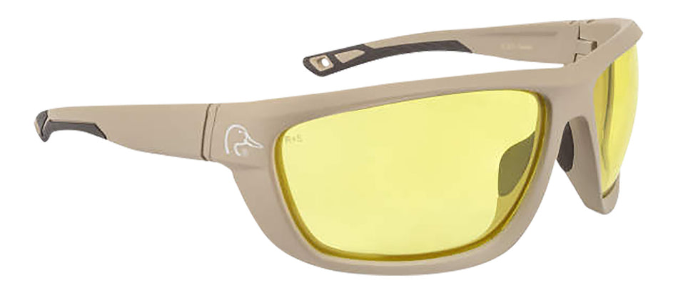 Radians DUFF13040C Ducks Unlimited Shooting Glasses Amber Lens Tan Frame