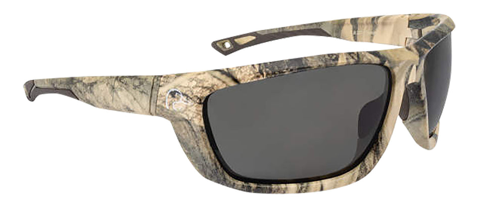 Radians DUFF1402PC Ducks Unlimited Shooting Glasses Smoke Gray Lens Mossy Oak Frame