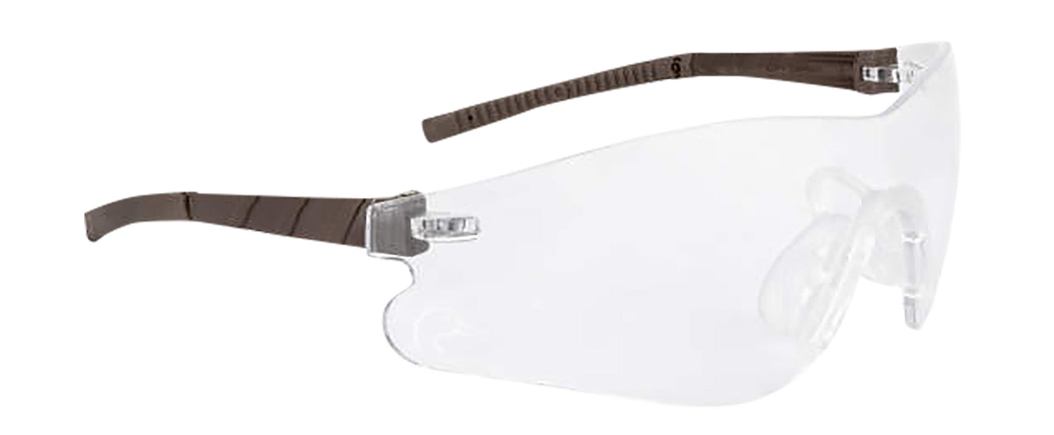 Radians DUY13010C Youth Shooting Glasses Clear Lens Brown Frame