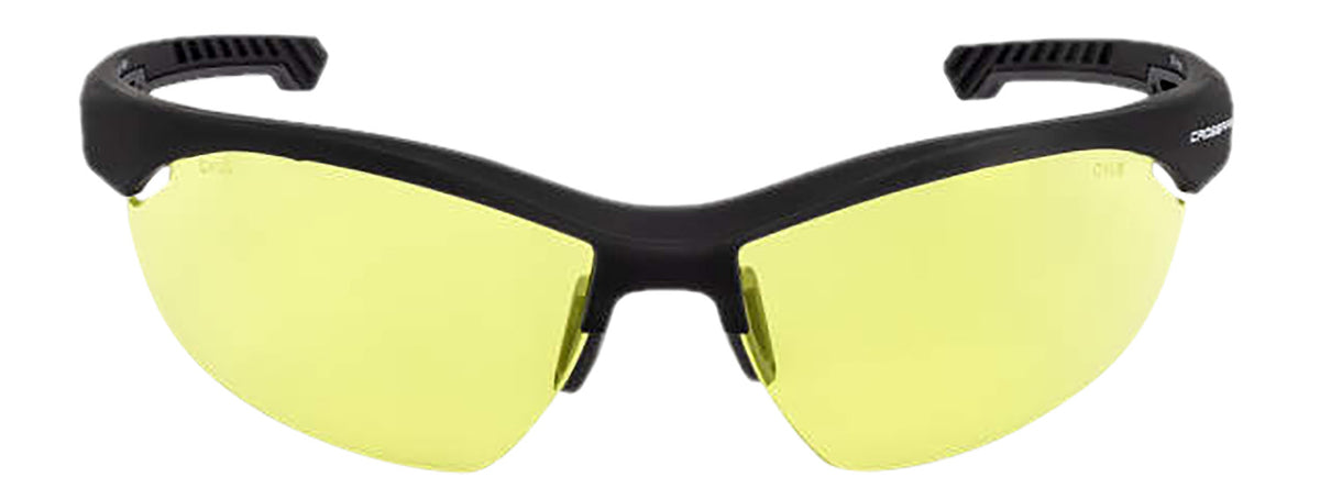 Radians XFBD1040C Ballistic Shooting Glasses Amber Lens Black Frame