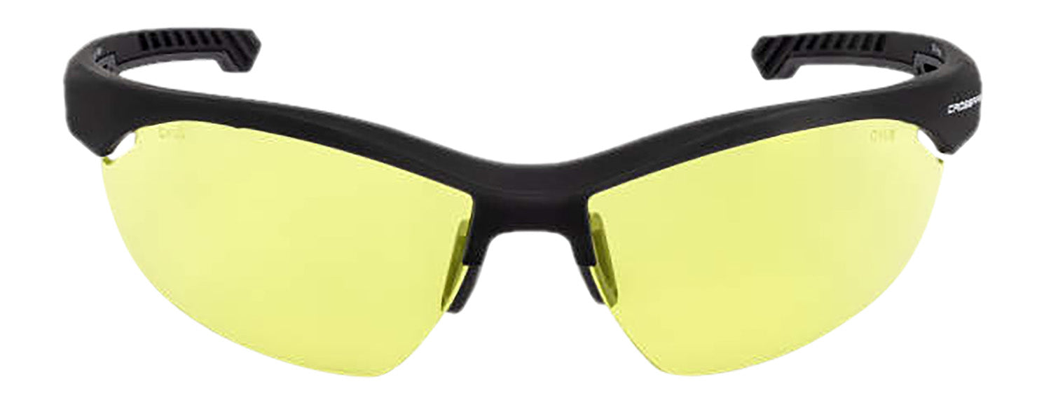 Radians XFBD1040C Ballistic Shooting Glasses Amber Lens Black Frame