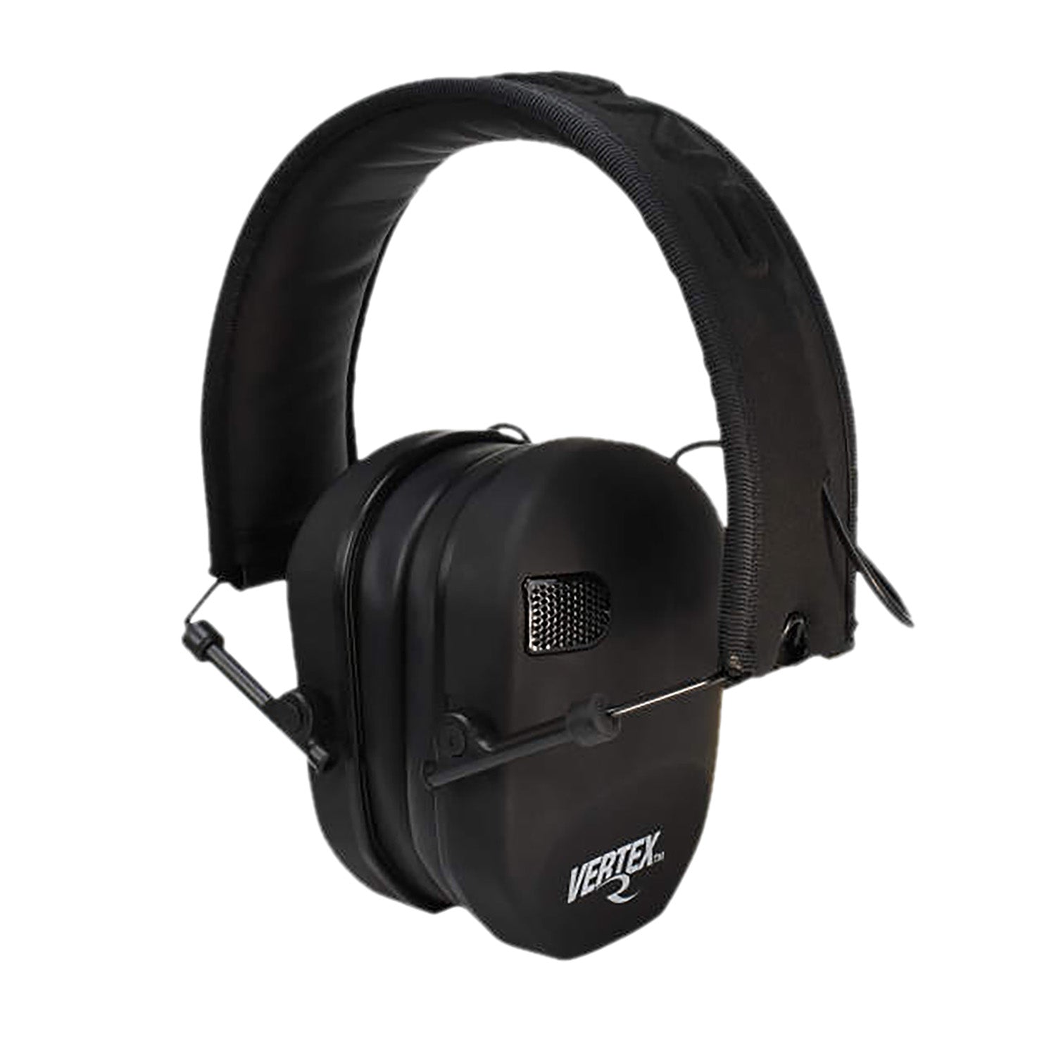 Radians VX0110CS Vertex Electronic Earmuff 85 dB Over-the-Head Black Ultra Slim