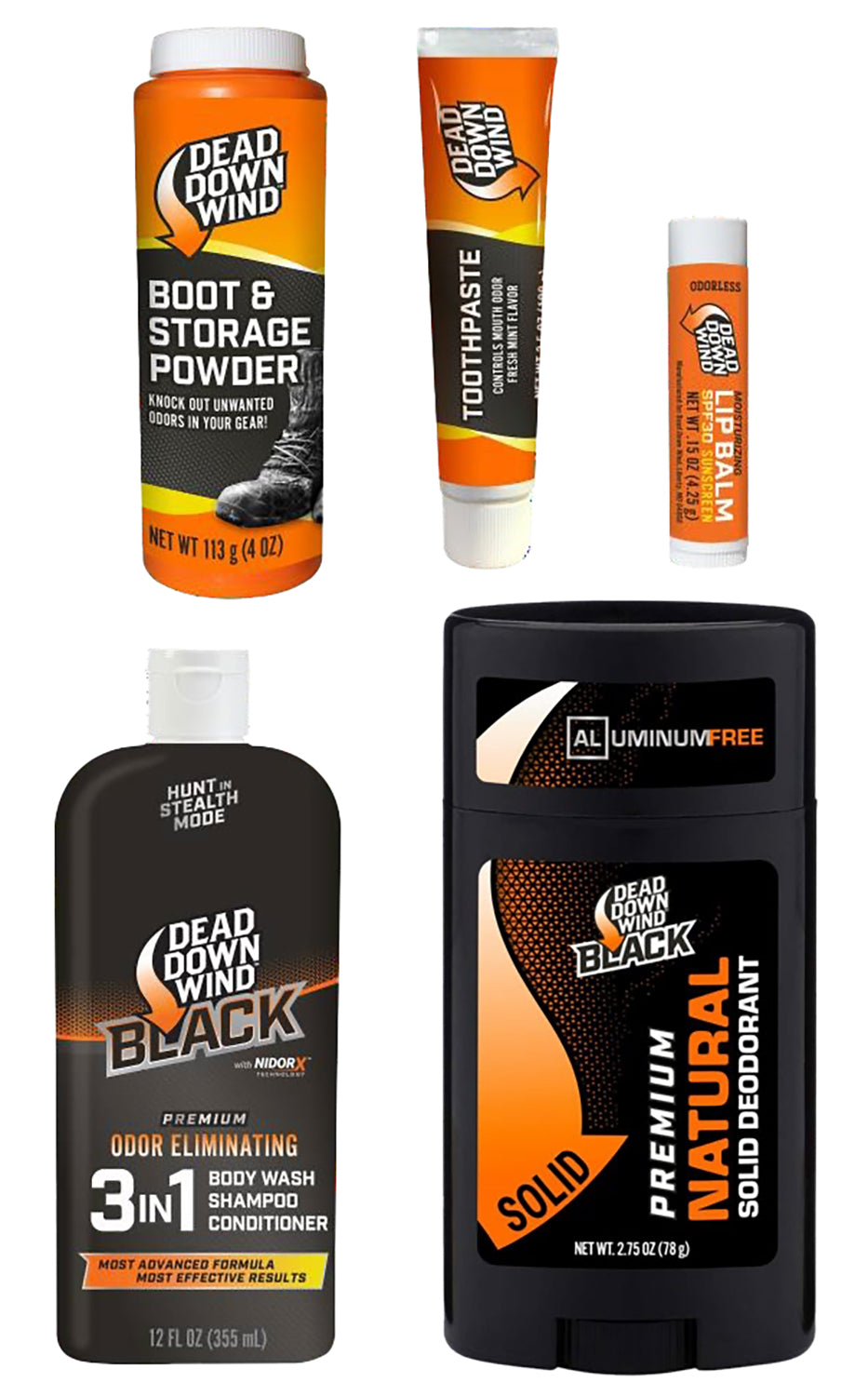 Dead Down Wind DDW Hunting Hygiene Kit with Deodorant and Body Wash
