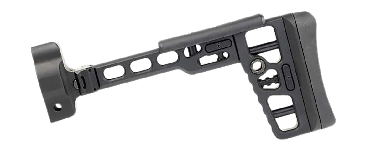 Samson 040616301 S.A.S Folding Stock Adapter with MP5 End Cap Black Aluminum