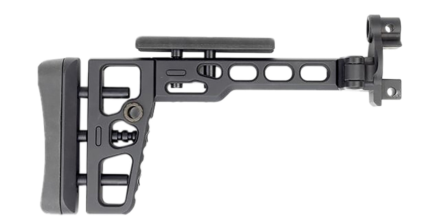 Samson 040616601 S.A.S Folding Stock with MP5K End Cap Black Aluminum