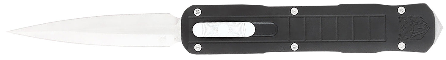 CobraTec CTRPTBLKDAGNS Raptor 3.13" OTF Dagger D2 Steel Blade Black Aluminum Handle