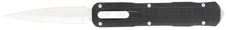 CobraTec CTRPTBLKDAGNS Raptor 3.13" OTF Dagger D2 Steel Blade Black Aluminum Handle
