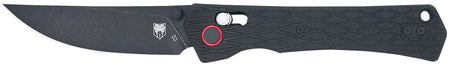CobraTec CTLEGBLK Legacy EDC 3.50" Folding Black TiCN D2 Steel Blade Black Textured Aluminum G10 Handle