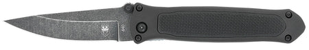 CobraTec BLKHRQS Quick Strike 3.25" Folding Drop Point Stonewashed 440 SS Blade 4.50" G10 Handle