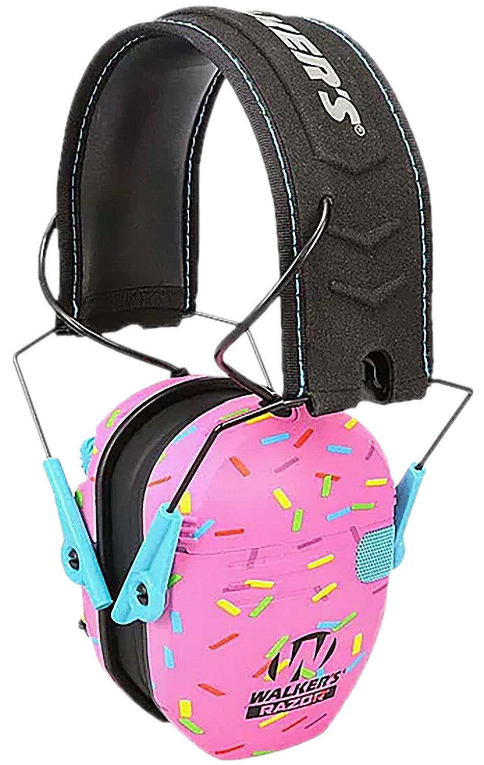 Walker's GWPFKDMSPRNKPK Passive Youth Ear Muff Over the Head Pink Sprinkles