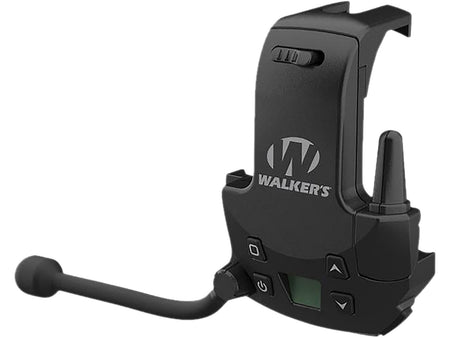 Walker's GWPRZRWTBT Razor Series Walkie-Talkie Muff Attachment Black Bluetooth