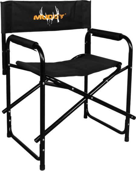 Muddy MUDDRC Directors Chair Folding Black with Armrests