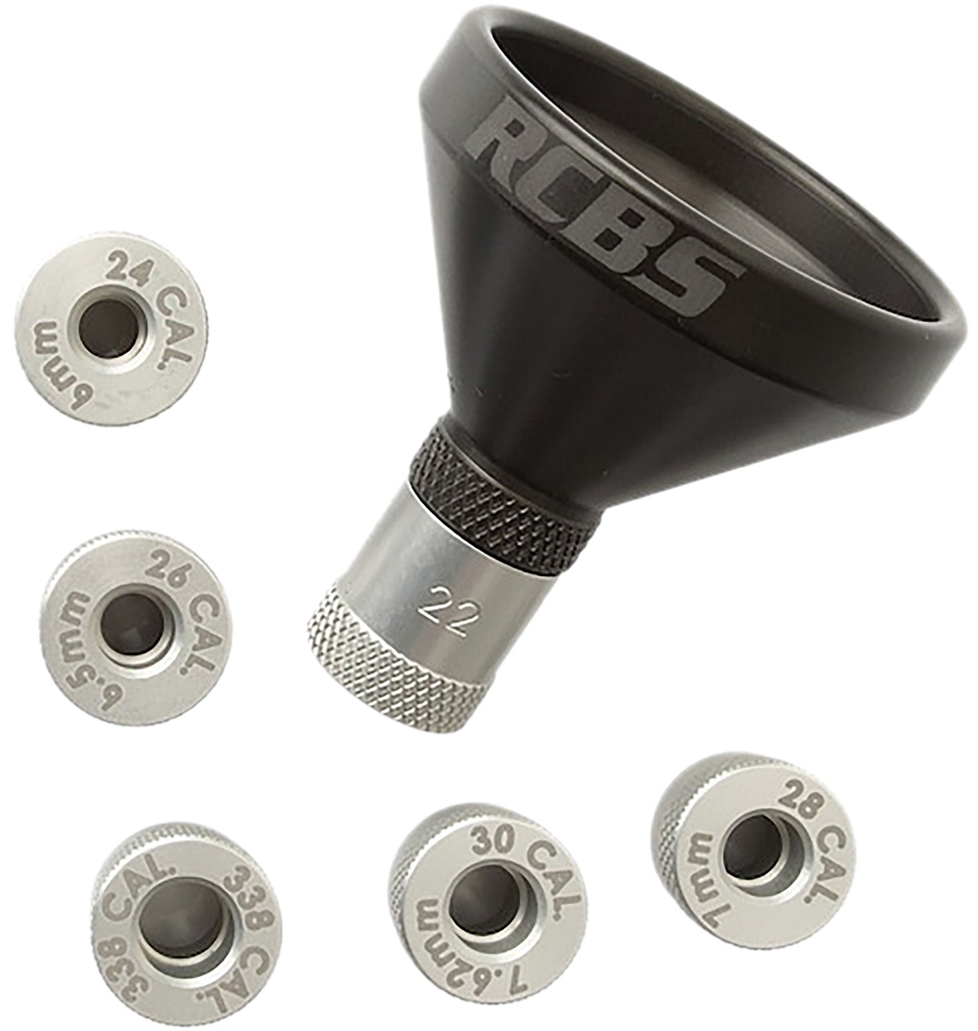 RCBS 98820 Aluminum Powder Funnel Kit for Multiple Calibers