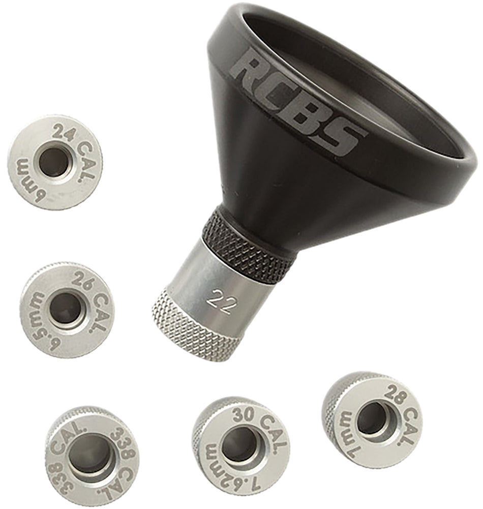 RCBS 98820 Aluminum Powder Funnel Kit for Multiple Calibers