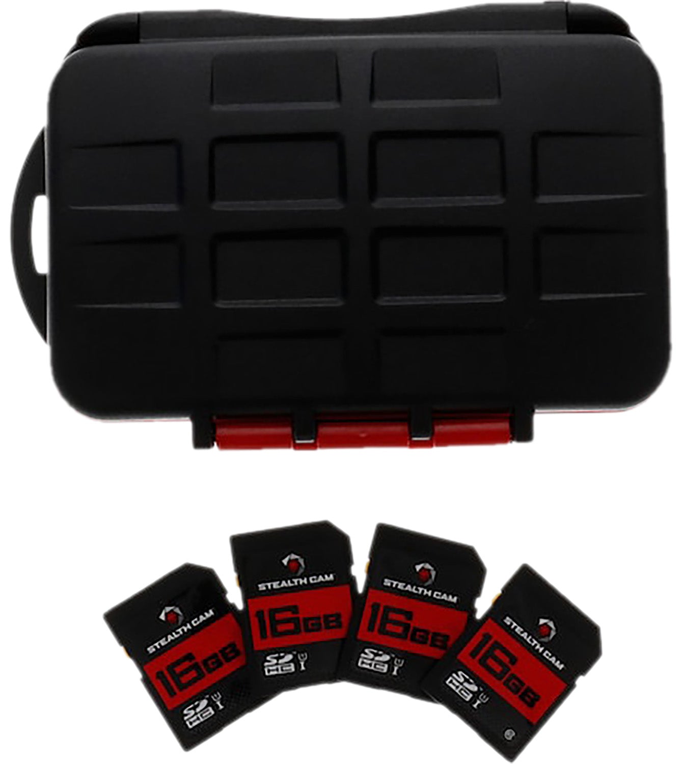 Stealth Cam STCMCSC16GB4PK Memory Card Storage Case for SD and Micro SD