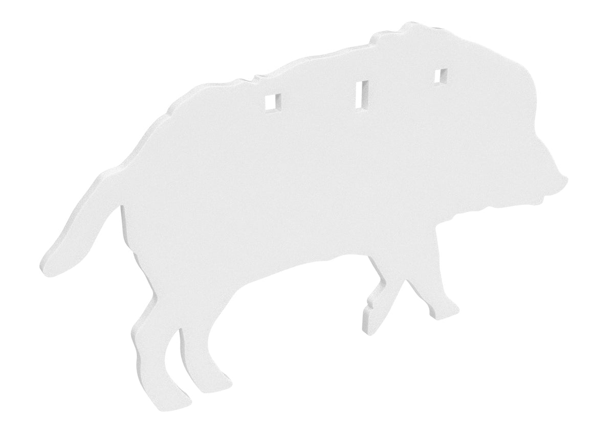 Birchwood Casey BC-47709 Centerfire AR500 Steel Boar Silhouette Target 3/8"