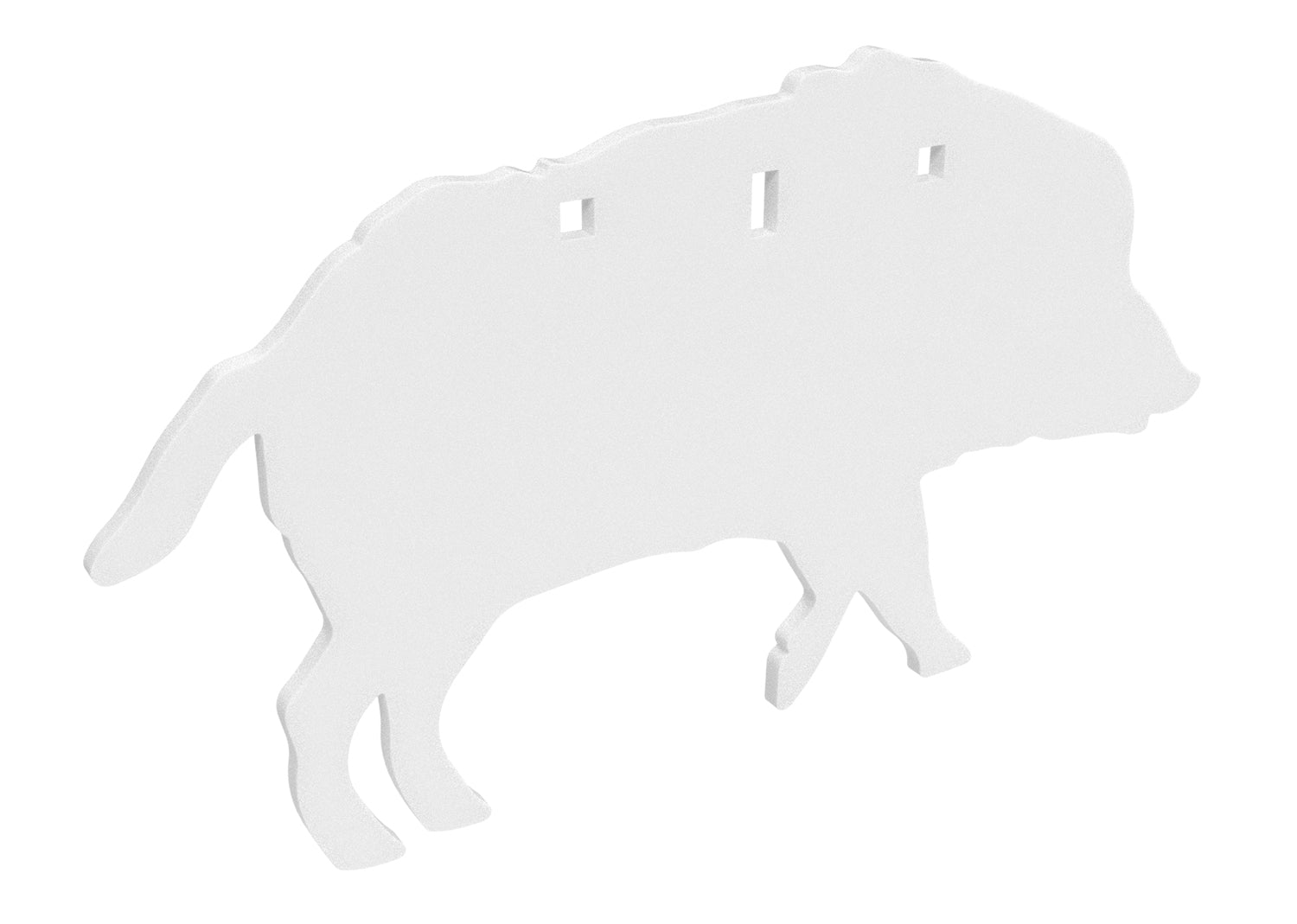 Birchwood Casey BC-47709 Centerfire AR500 Steel Boar Silhouette Target 3/8"