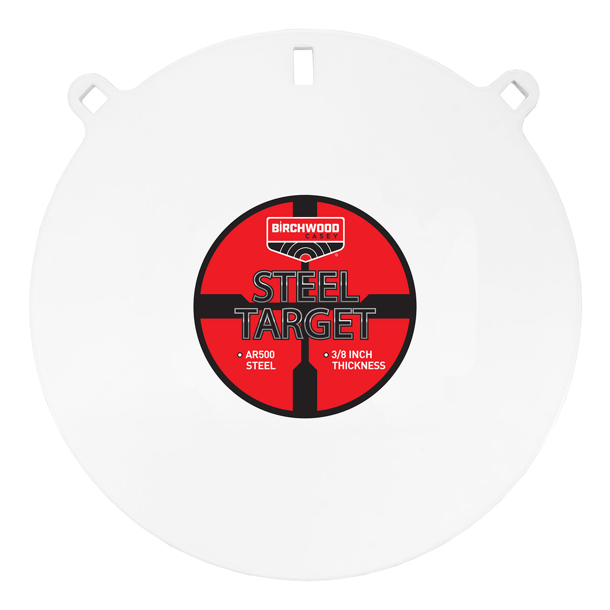 Birchwood Casey BC-RND15-38 AR500 Steel 15" Round Gong Centerfire Target 3/8"
