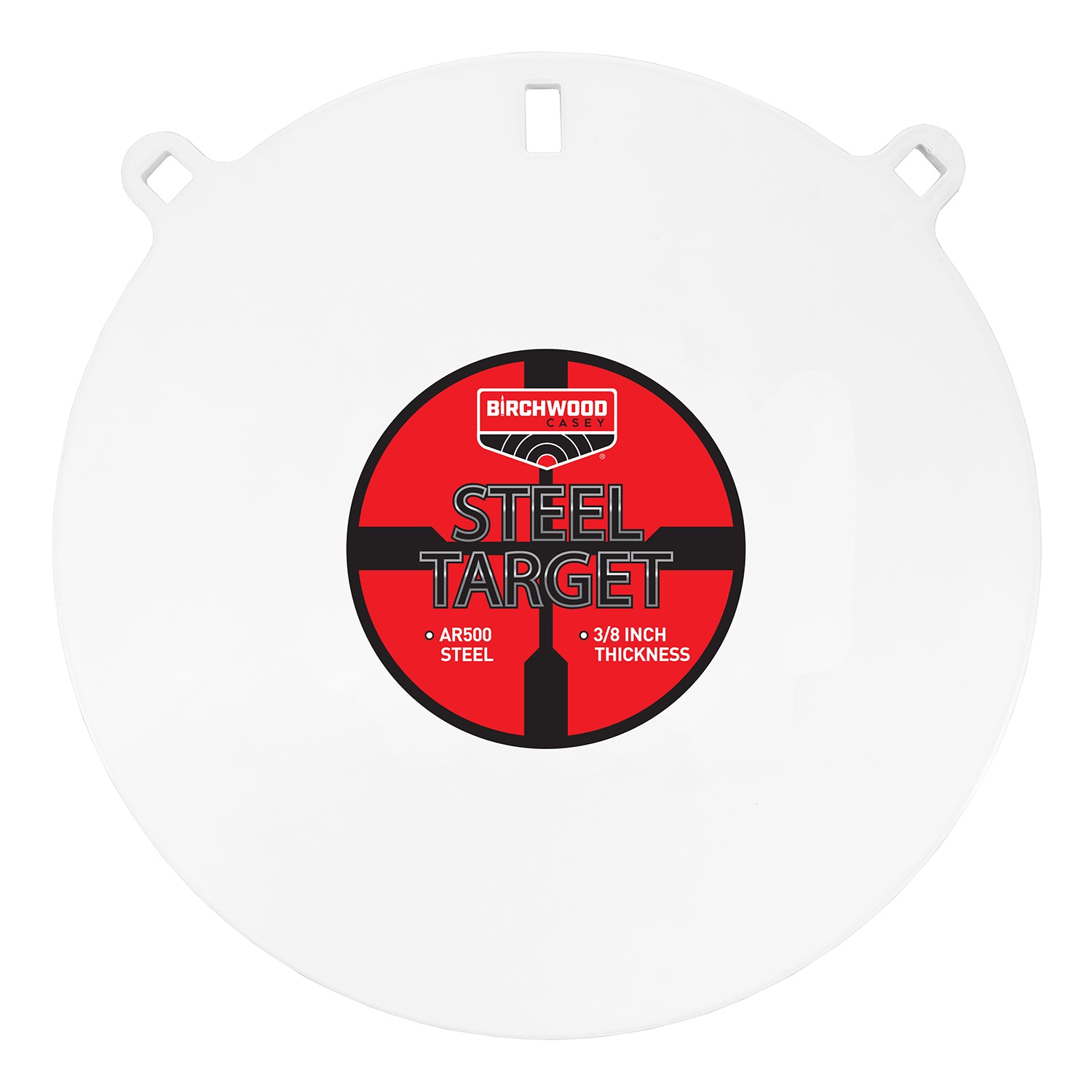 Birchwood Casey BC-RND15-38 AR500 Steel 15" Round Gong Centerfire Target 3/8"