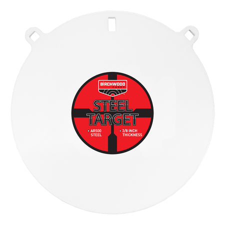 Birchwood Casey BC-RND15-38 AR500 Steel 15" Round Gong Centerfire Target 3/8"