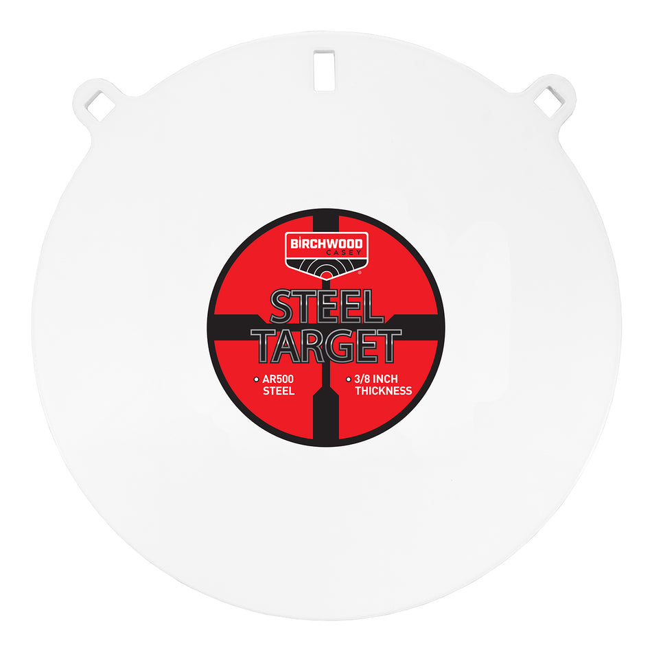 Birchwood Casey BC-RND15-38 AR500 Steel 15" Round Gong Centerfire Target 3/8"