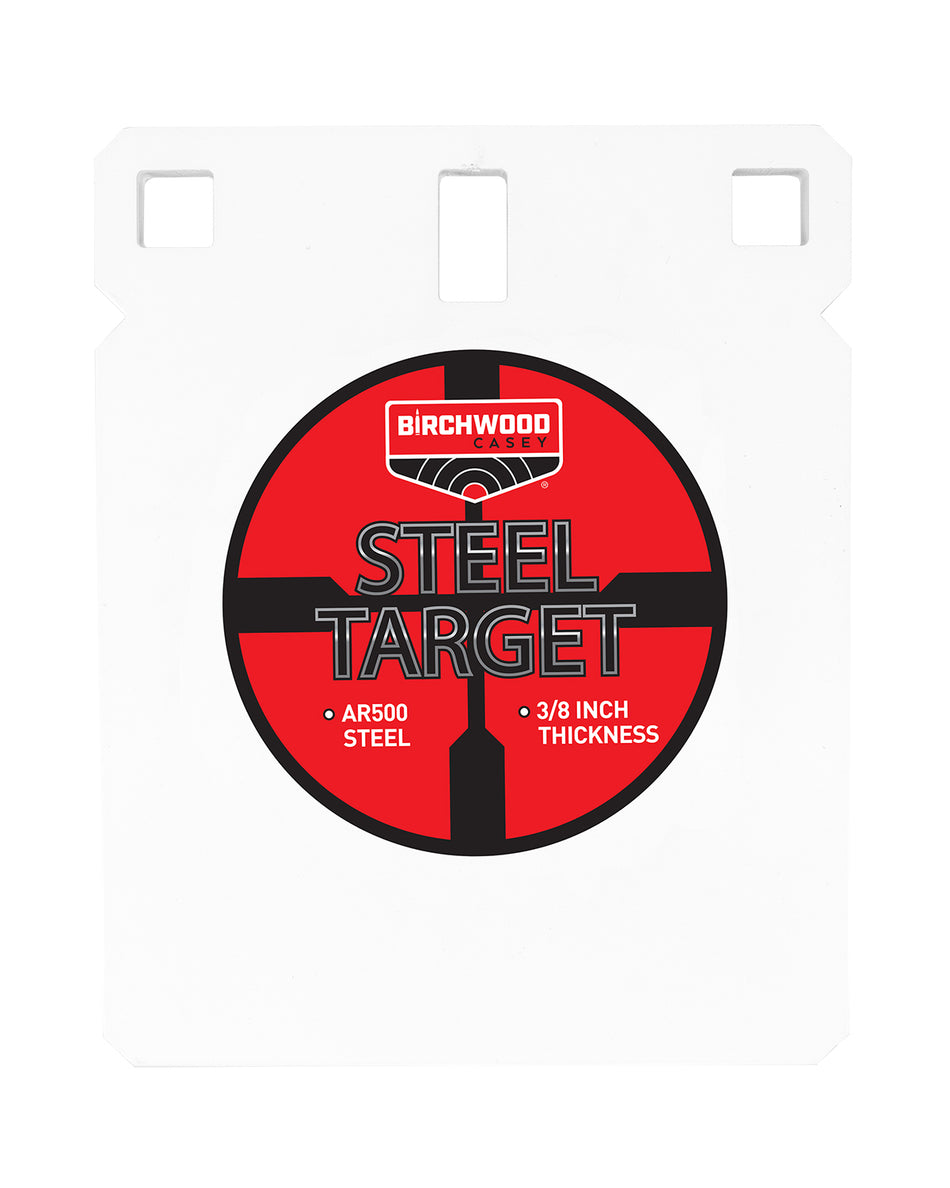 Birchwood Casey BC-SQR6-38 AR500 Steel 6" Square Gong Centerfire Target 3/8"