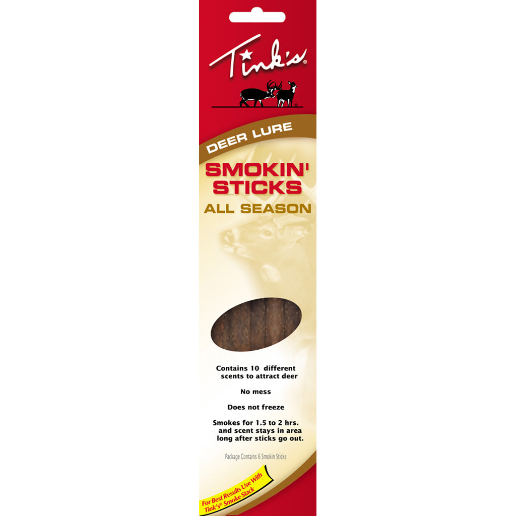 Tinks Deer Scent Smoke Sticks 6 pk.