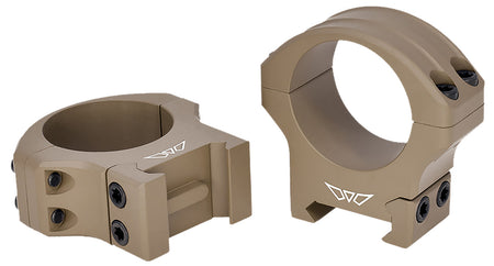 Warne 8502DE HyperLite Dark Earth Cerakote MagnaFusion Alloy 1" Tube Scope Rings Maxima/Weaver/Picatinny