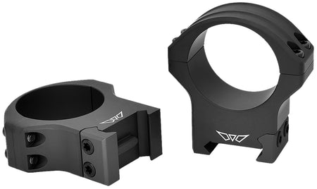 Warne 522M Maxima Horizontal Rings Matte Black Steel 34mm Tube High Scope Rings Picatinny/Weaver