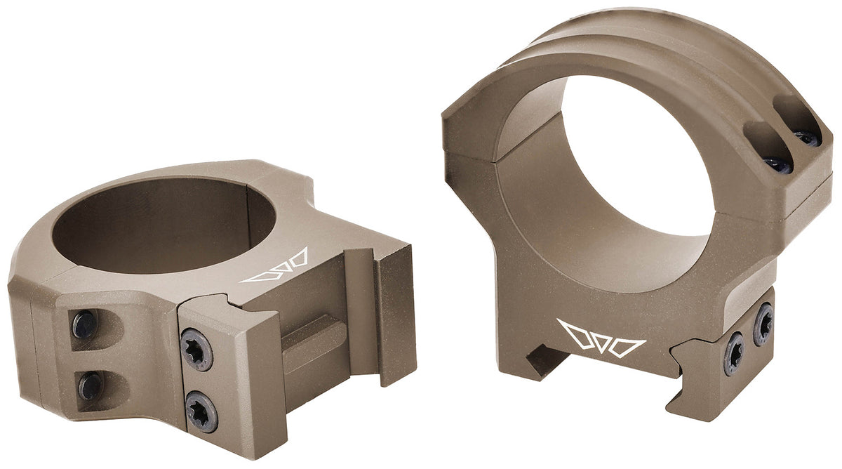 Warne 8515TM HyperLite Dark Earth Cerakote 30mm Tube Scope Rings Maxima/Weaver/Picatinny Tikka