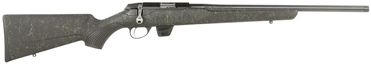 Tikka JRT1XRT300SB T1X Roughtech 22 LR 10+1 16" Stainless Fluted Threaded Barrel, Stainless Steel Drilled & Tapped Receiver, Emerald Roughtech Synthetic Stock, Right Hand