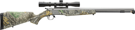 CVA Wolf V2 50 Cal 24" Muzzleloader Package with 3-9x32 Scope - Stainless/Realtree Edge