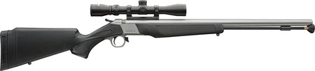 CVA Wolf V2 50 Cal 24" Muzzleloader Package with 3-9x32 Scope - Stainless/Black