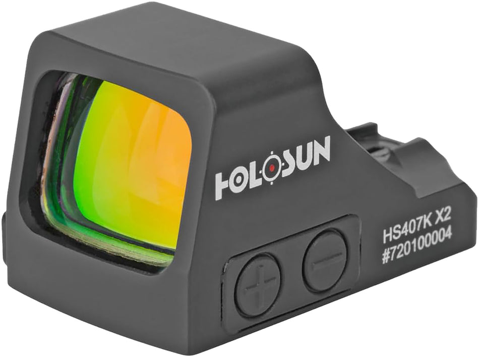 Holosun HE407K-GD-X2 Black 6 MOA Gold Dot Mini Red Dot Sight