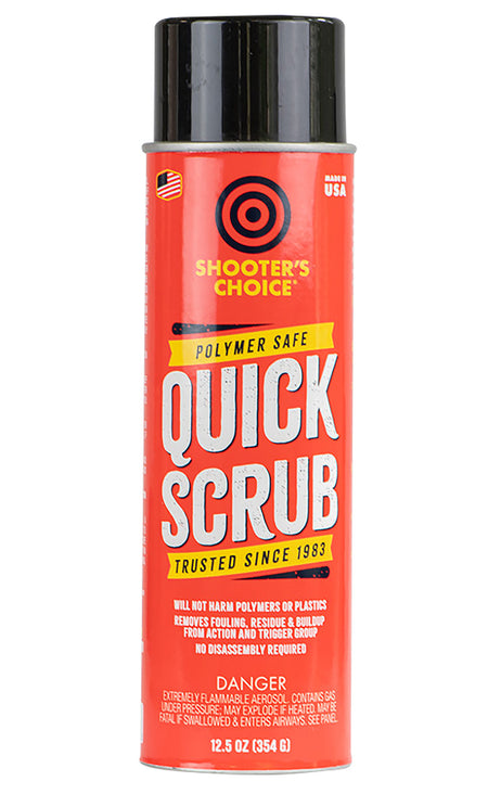 Shooters Choice SHF-PSQ12 Polymer Safe Quick Scrub 12 oz Aerosol