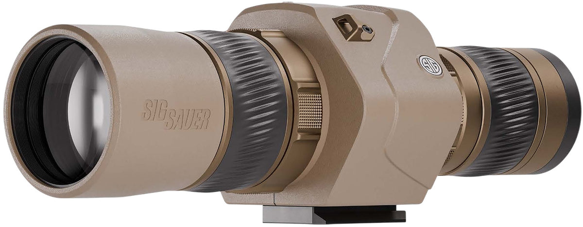 Sig Sauer OSCAR6 HDX Pro Straight 16-32x60mm Spotting Scope Flat Dark Earth Rubber Armor