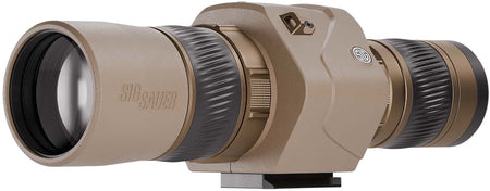 Sig Sauer OSCAR6 HDX Pro Straight 16-32x60mm Spotting Scope Flat Dark Earth Rubber Armor