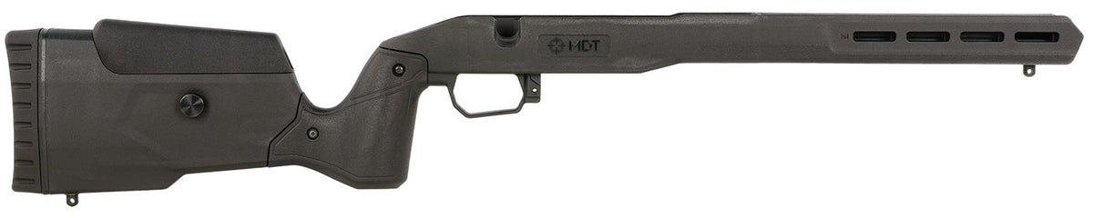 MDT 109545BLK Field Stock Chassis Black for Ruger American Long Action 32.22" OAL