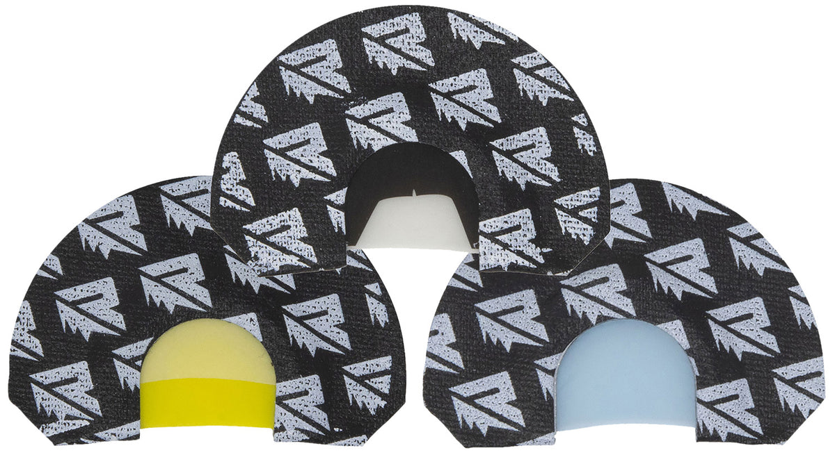 Riven 65240 Elk Diaphragm Call 3 Pack – Black/White